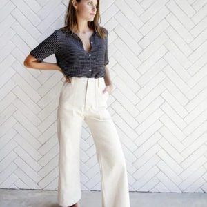 ESBY FINCH PANT NATURAL CANVAS